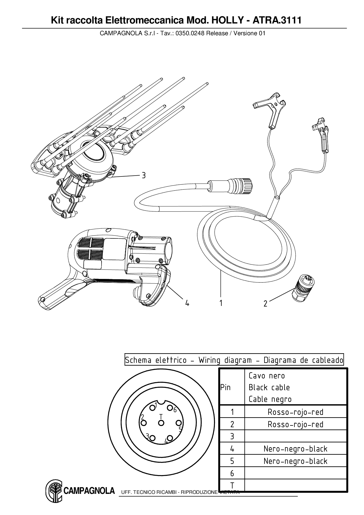 ATRA.3111_Kit raccolta Elettromeccanica Mod. HOLLY